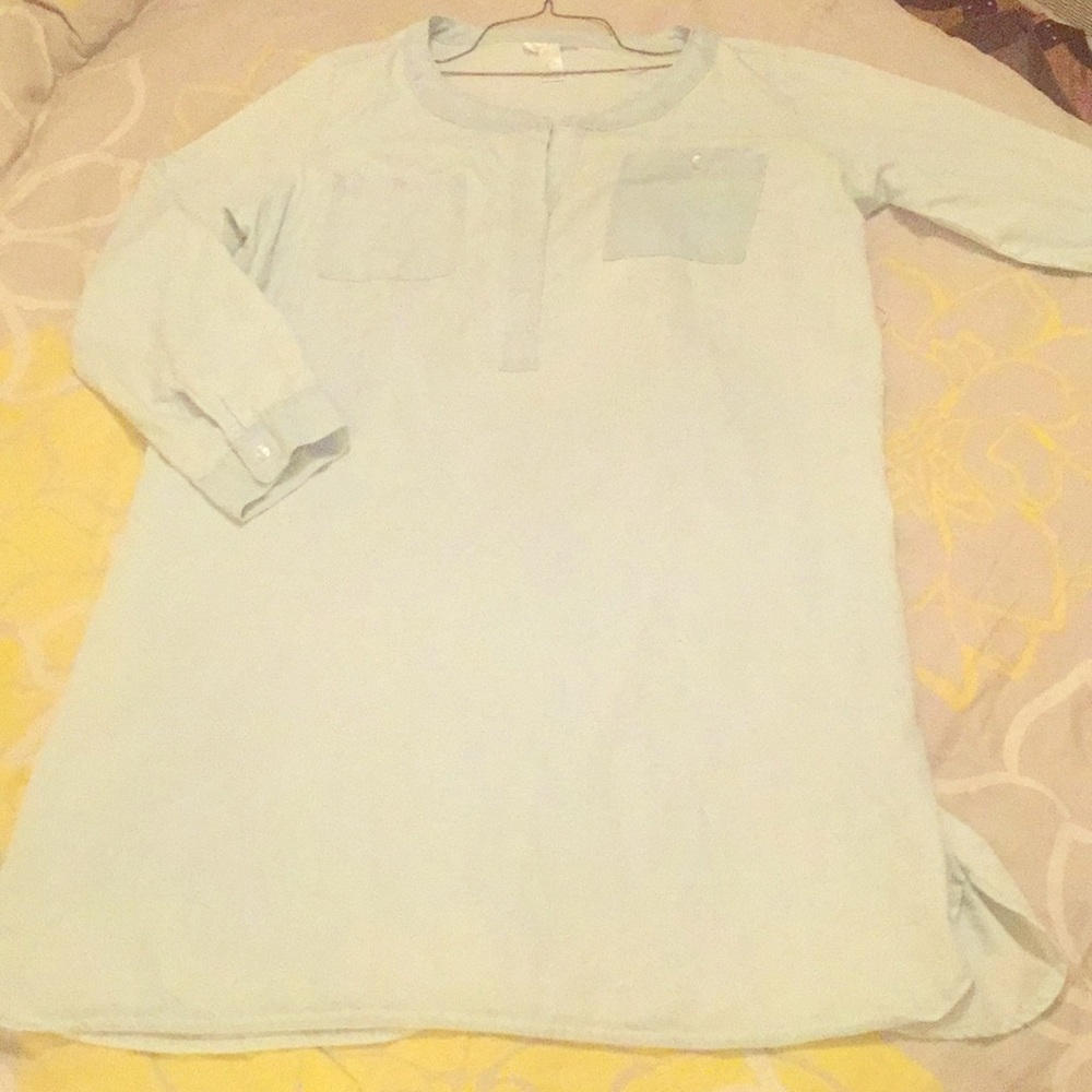 Denim Long Sleeve Dress